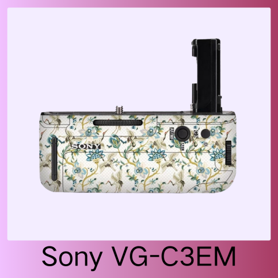 Grip Sony  VG-C3EM  - Pele câmera, adesivo câmera - com alta resistência a arranhões, à prova d'água e com design elegante.